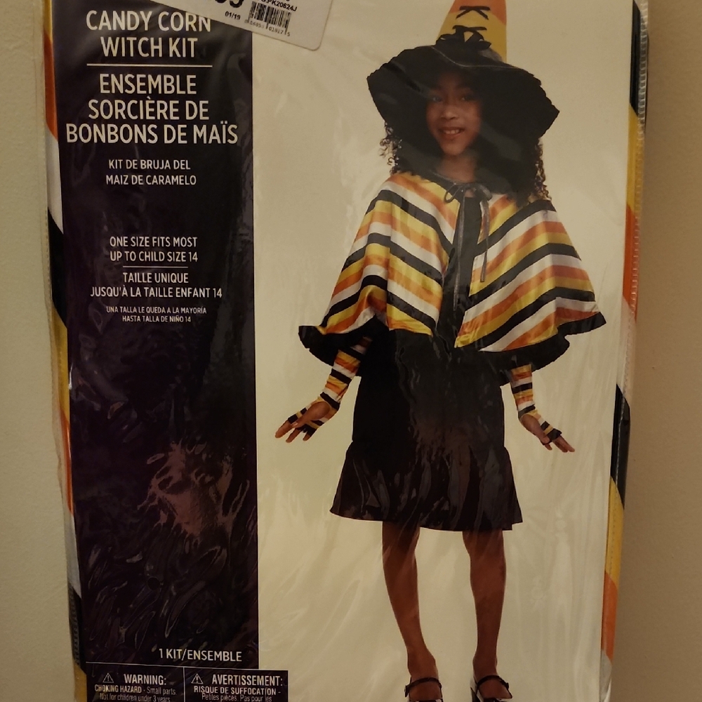 Candy Corn Witch Costume Kit